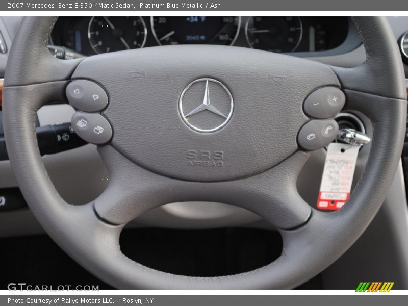 Platinum Blue Metallic / Ash 2007 Mercedes-Benz E 350 4Matic Sedan