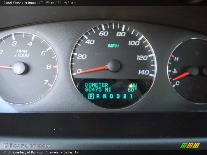 White / Ebony Black 2006 Chevrolet Impala LT