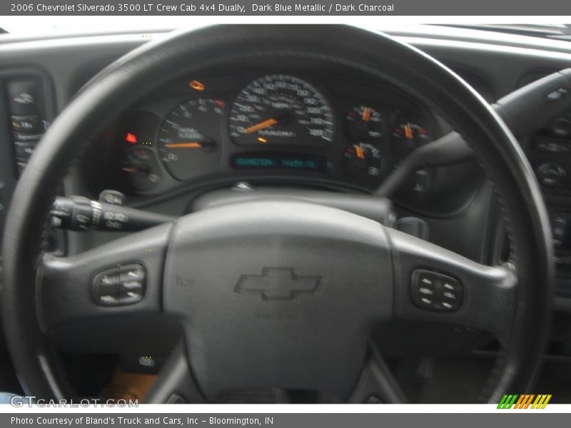 Dark Blue Metallic / Dark Charcoal 2006 Chevrolet Silverado 3500 LT Crew Cab 4x4 Dually