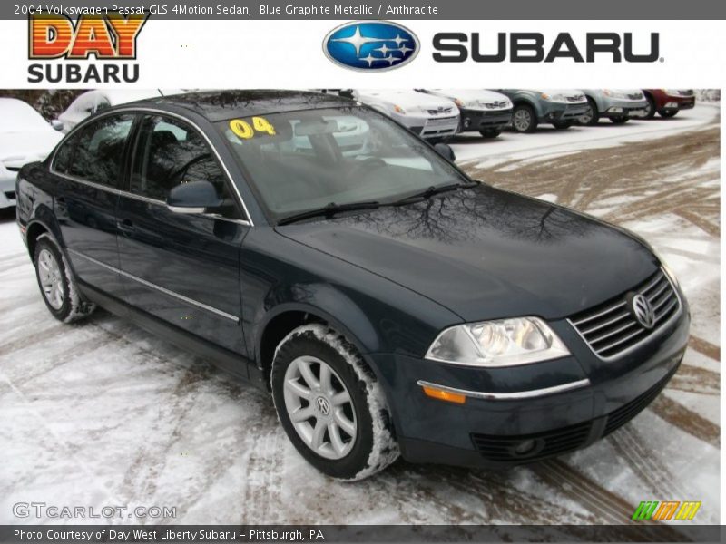 Blue Graphite Metallic / Anthracite 2004 Volkswagen Passat GLS 4Motion Sedan