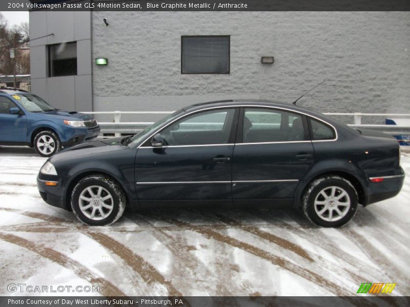 Blue Graphite Metallic / Anthracite 2004 Volkswagen Passat GLS 4Motion Sedan