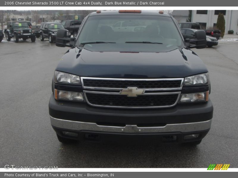 Dark Blue Metallic / Dark Charcoal 2006 Chevrolet Silverado 3500 LT Crew Cab 4x4 Dually