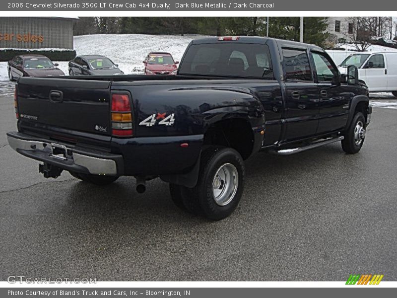 Dark Blue Metallic / Dark Charcoal 2006 Chevrolet Silverado 3500 LT Crew Cab 4x4 Dually