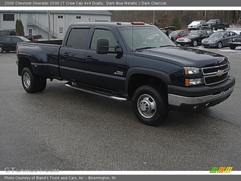 Dark Blue Metallic / Dark Charcoal 2006 Chevrolet Silverado 3500 LT Crew Cab 4x4 Dually