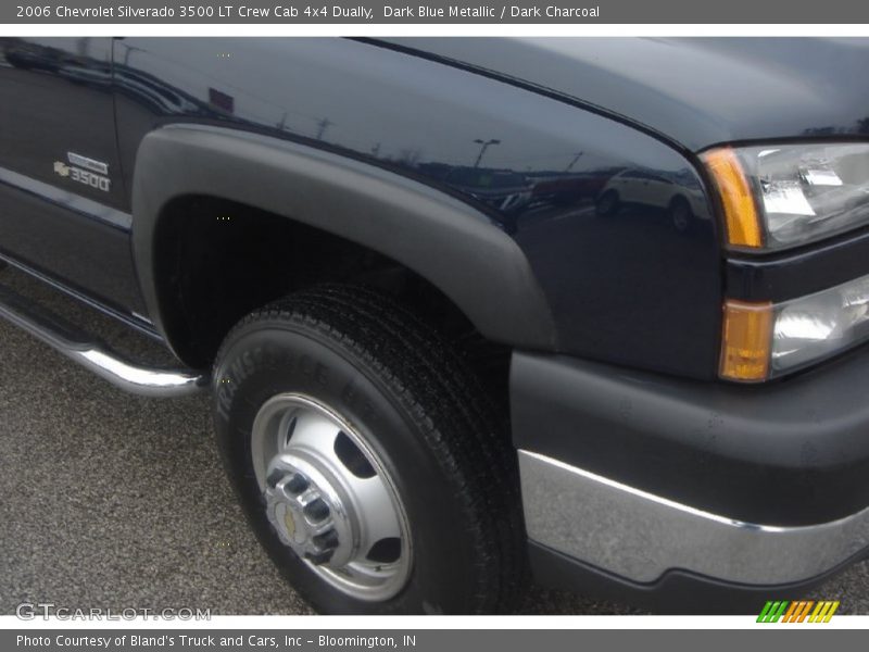 Dark Blue Metallic / Dark Charcoal 2006 Chevrolet Silverado 3500 LT Crew Cab 4x4 Dually