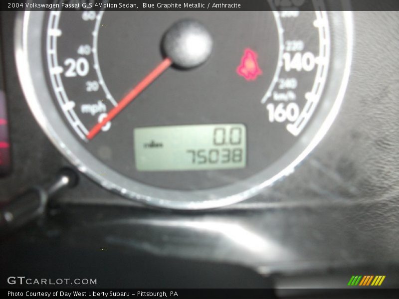 Blue Graphite Metallic / Anthracite 2004 Volkswagen Passat GLS 4Motion Sedan