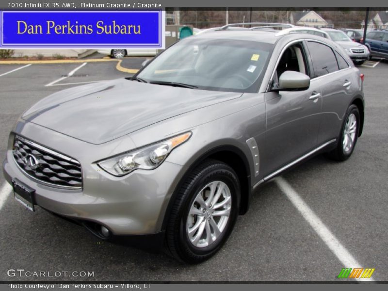 Platinum Graphite / Graphite 2010 Infiniti FX 35 AWD