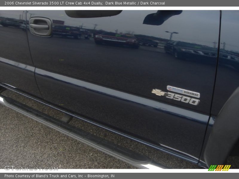 Dark Blue Metallic / Dark Charcoal 2006 Chevrolet Silverado 3500 LT Crew Cab 4x4 Dually