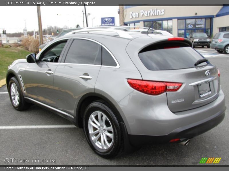 Platinum Graphite / Graphite 2010 Infiniti FX 35 AWD