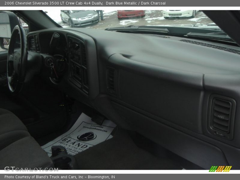 Dark Blue Metallic / Dark Charcoal 2006 Chevrolet Silverado 3500 LT Crew Cab 4x4 Dually