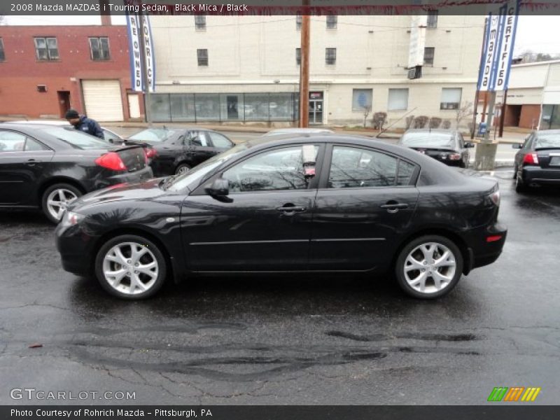 Black Mica / Black 2008 Mazda MAZDA3 i Touring Sedan