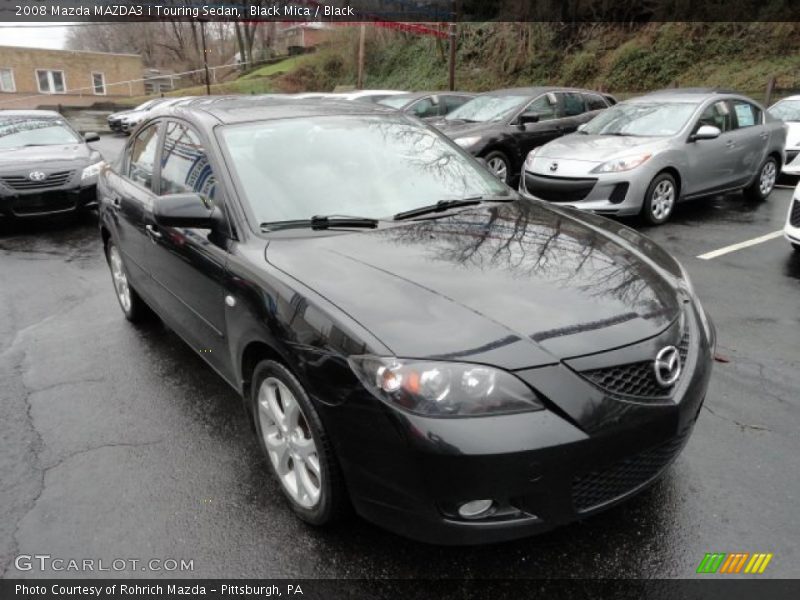 Black Mica / Black 2008 Mazda MAZDA3 i Touring Sedan