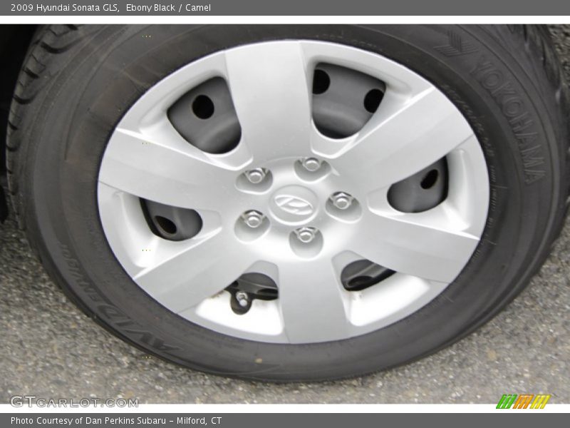 Ebony Black / Camel 2009 Hyundai Sonata GLS