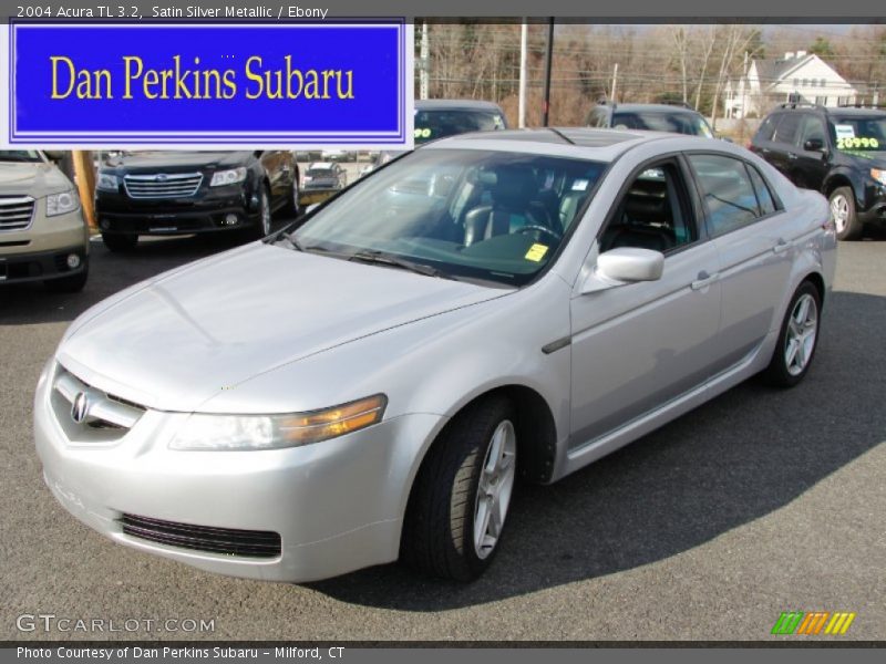 Satin Silver Metallic / Ebony 2004 Acura TL 3.2