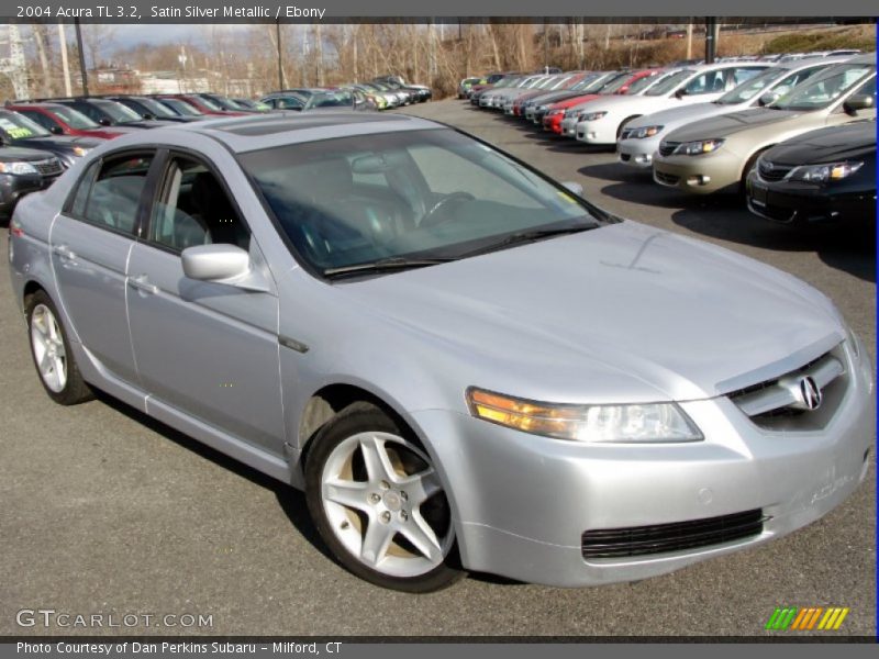 Satin Silver Metallic / Ebony 2004 Acura TL 3.2