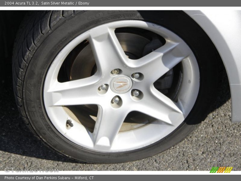 Satin Silver Metallic / Ebony 2004 Acura TL 3.2
