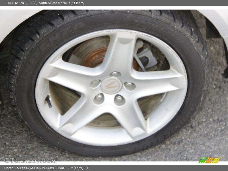 Satin Silver Metallic / Ebony 2004 Acura TL 3.2