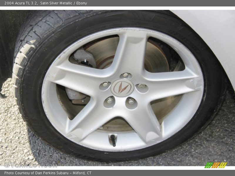 Satin Silver Metallic / Ebony 2004 Acura TL 3.2