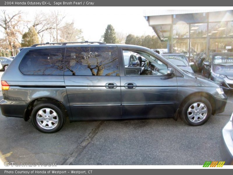 Sage Brush Pearl / Gray 2004 Honda Odyssey EX-L