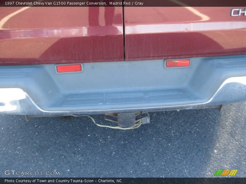 Madrid Red / Gray 1997 Chevrolet Chevy Van G1500 Passenger Conversion