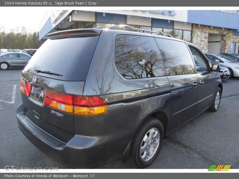 Sage Brush Pearl / Gray 2004 Honda Odyssey EX-L