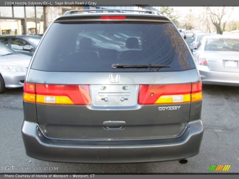 Sage Brush Pearl / Gray 2004 Honda Odyssey EX-L
