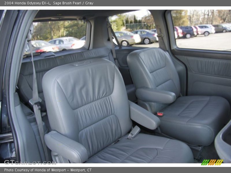 Sage Brush Pearl / Gray 2004 Honda Odyssey EX-L