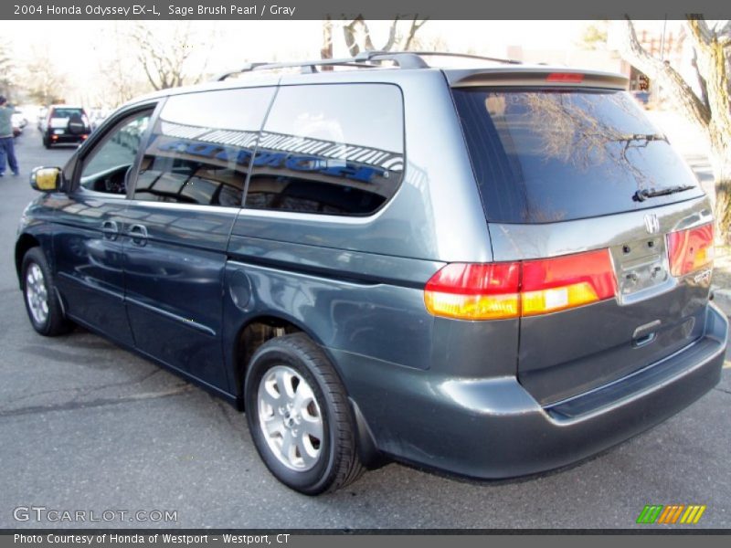 Sage Brush Pearl / Gray 2004 Honda Odyssey EX-L