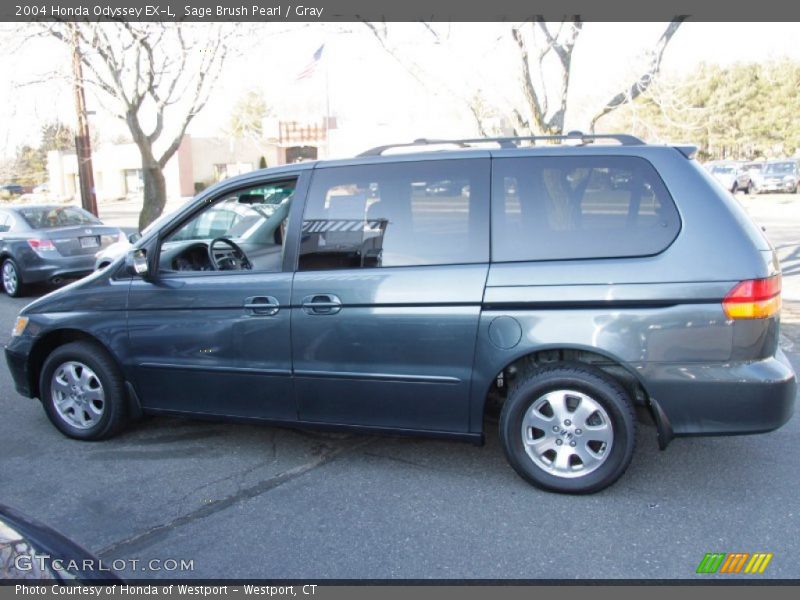 Sage Brush Pearl / Gray 2004 Honda Odyssey EX-L