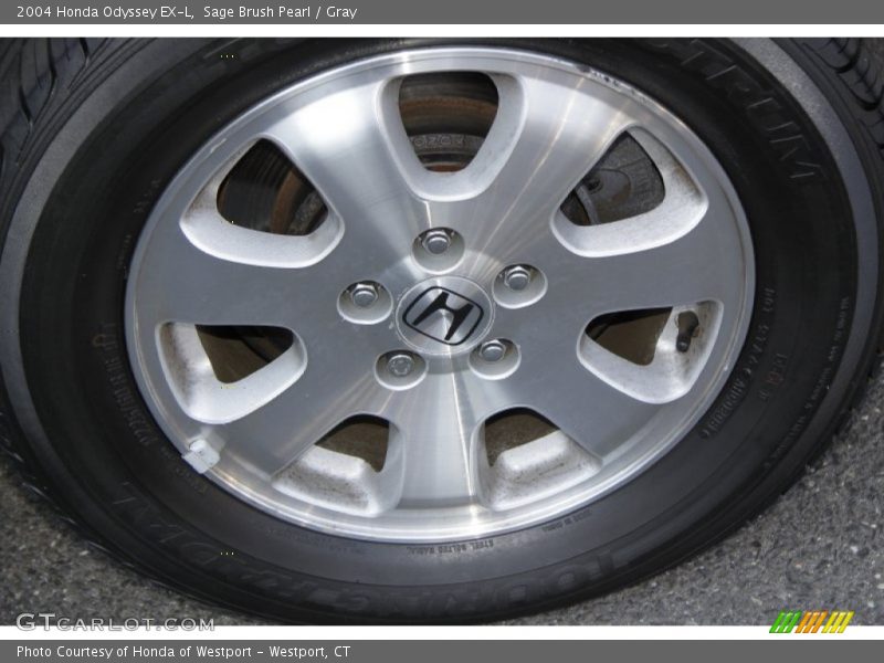 Sage Brush Pearl / Gray 2004 Honda Odyssey EX-L