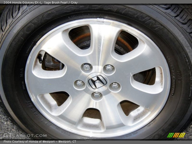 Sage Brush Pearl / Gray 2004 Honda Odyssey EX-L