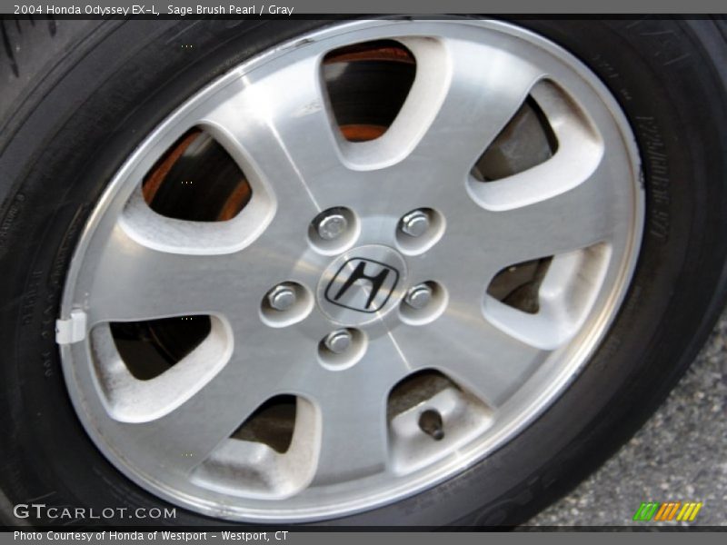Sage Brush Pearl / Gray 2004 Honda Odyssey EX-L
