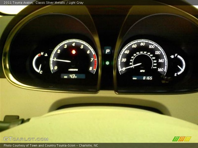Classic Silver Metallic / Light Gray 2011 Toyota Avalon