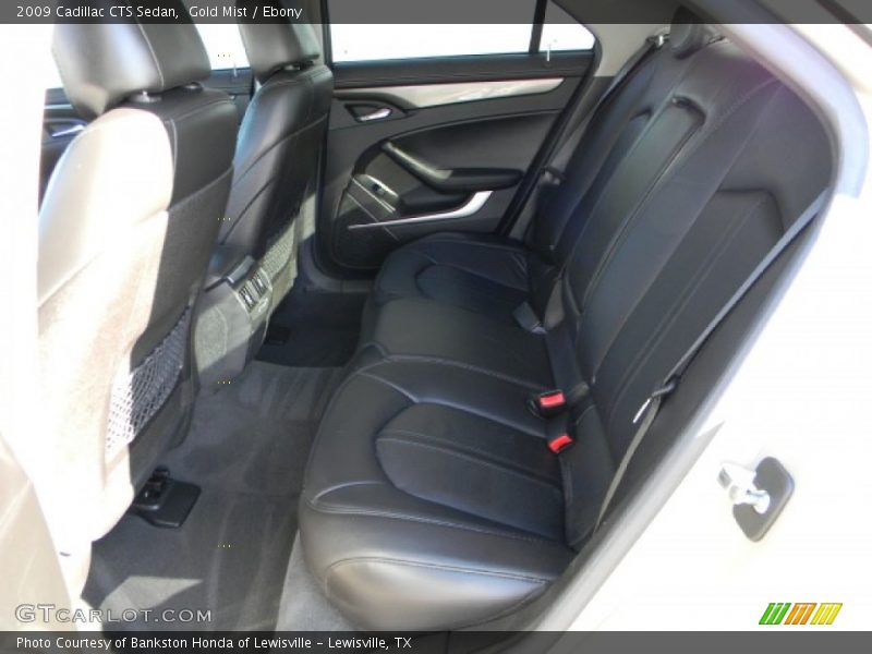 Gold Mist / Ebony 2009 Cadillac CTS Sedan