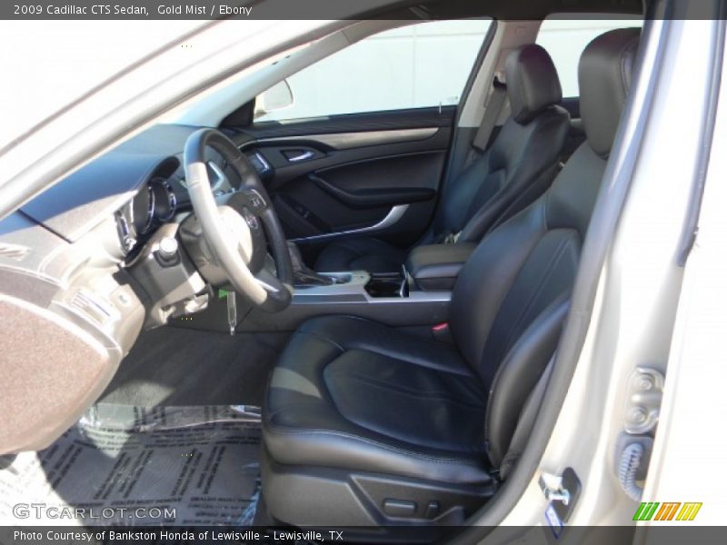 Gold Mist / Ebony 2009 Cadillac CTS Sedan