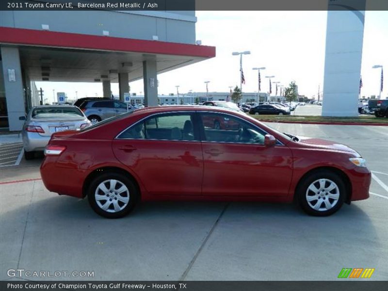Barcelona Red Metallic / Ash 2011 Toyota Camry LE