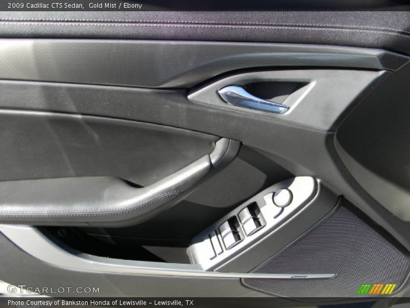 Gold Mist / Ebony 2009 Cadillac CTS Sedan