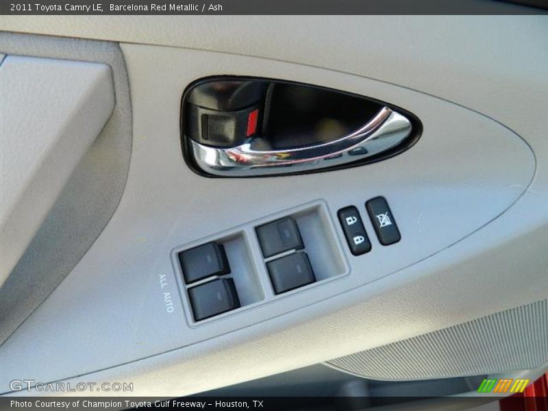 Barcelona Red Metallic / Ash 2011 Toyota Camry LE