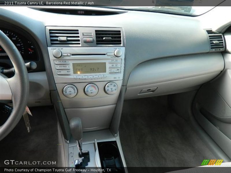 Barcelona Red Metallic / Ash 2011 Toyota Camry LE