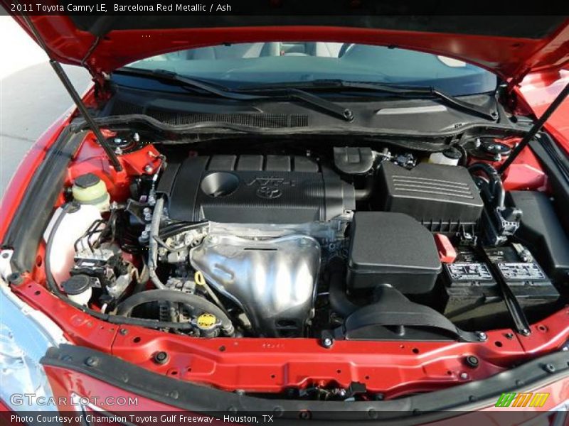 Barcelona Red Metallic / Ash 2011 Toyota Camry LE