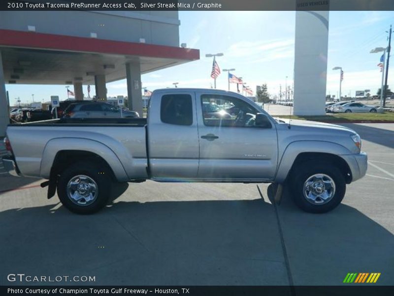 Silver Streak Mica / Graphite 2010 Toyota Tacoma PreRunner Access Cab