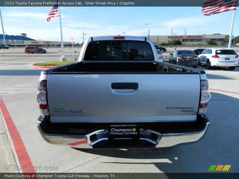 Silver Streak Mica / Graphite 2010 Toyota Tacoma PreRunner Access Cab