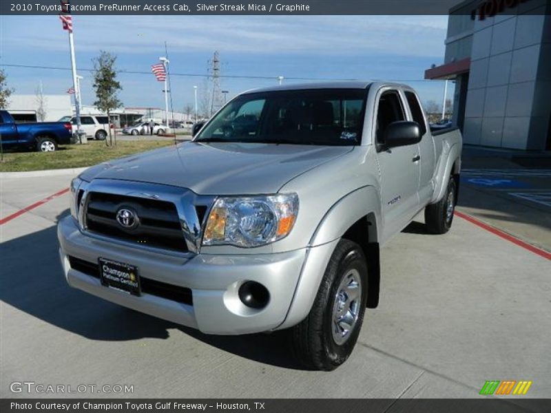Silver Streak Mica / Graphite 2010 Toyota Tacoma PreRunner Access Cab