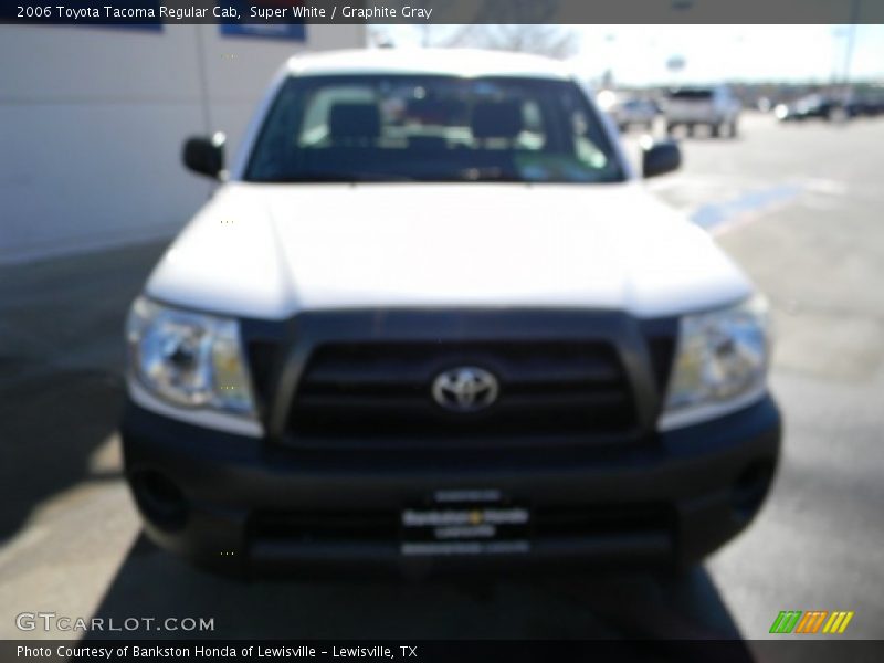 Super White / Graphite Gray 2006 Toyota Tacoma Regular Cab