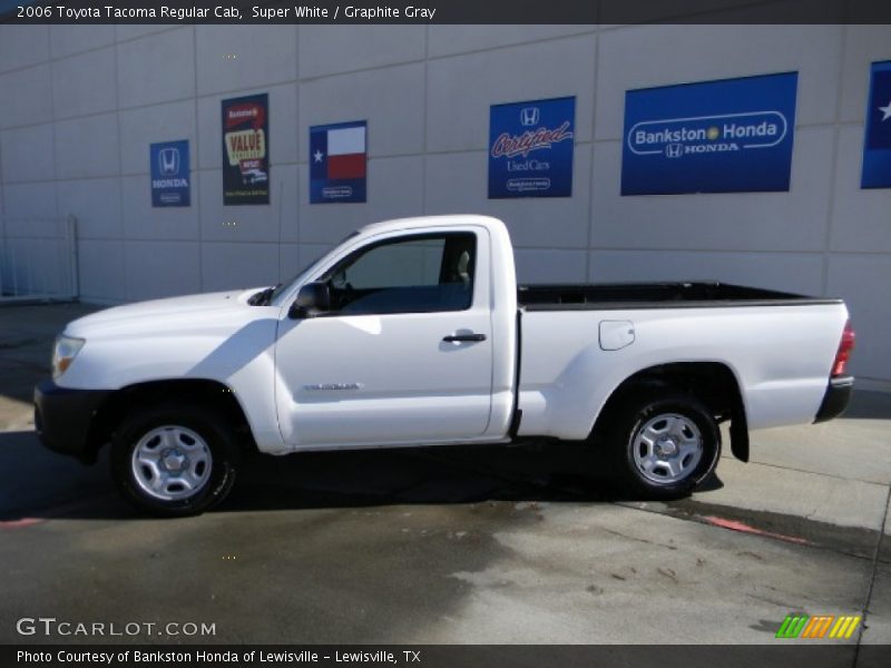 Super White / Graphite Gray 2006 Toyota Tacoma Regular Cab