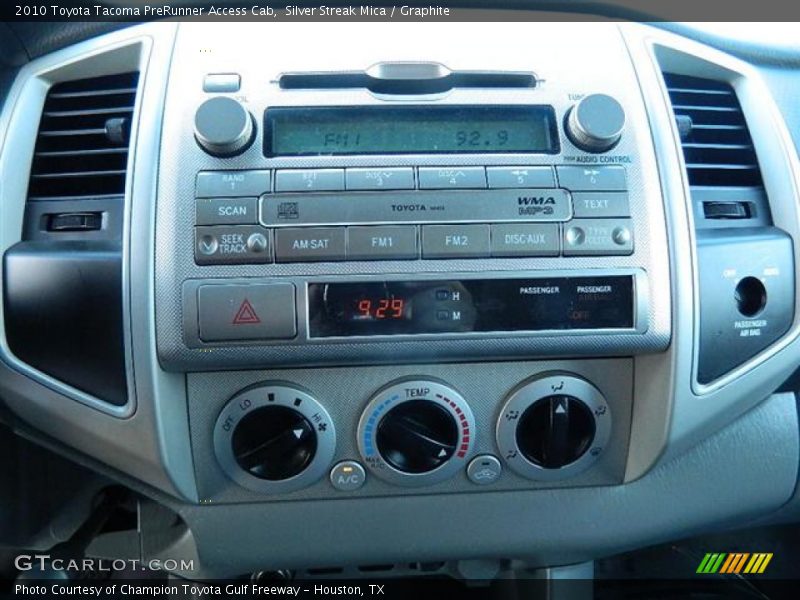 Silver Streak Mica / Graphite 2010 Toyota Tacoma PreRunner Access Cab
