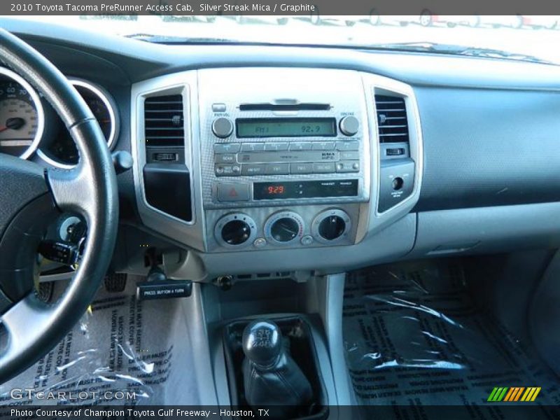 Silver Streak Mica / Graphite 2010 Toyota Tacoma PreRunner Access Cab