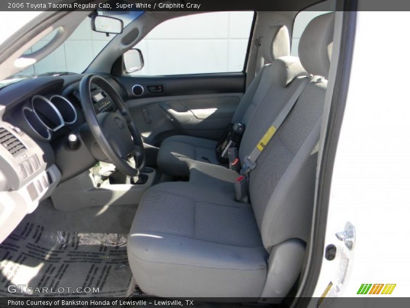 Super White / Graphite Gray 2006 Toyota Tacoma Regular Cab