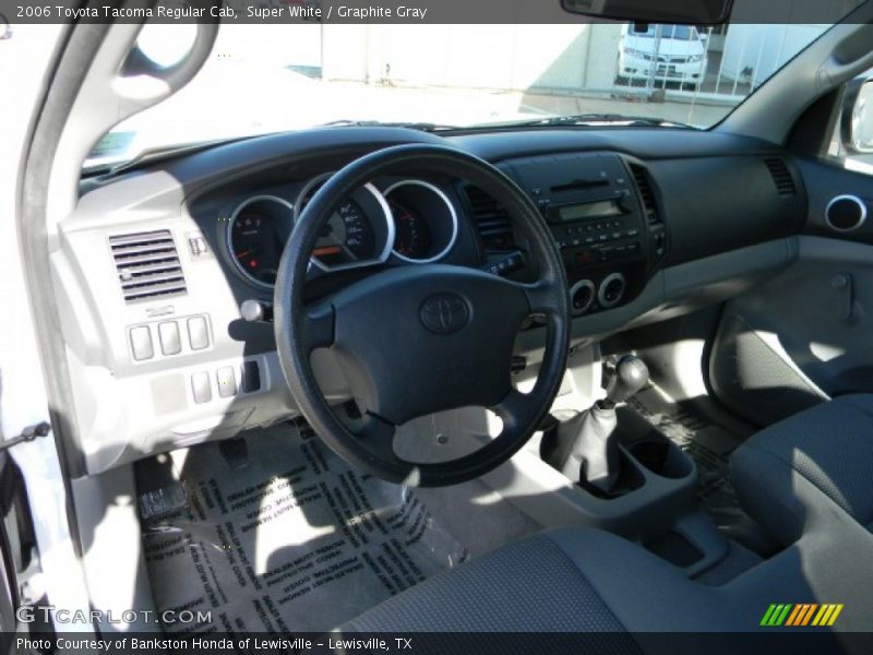 Super White / Graphite Gray 2006 Toyota Tacoma Regular Cab