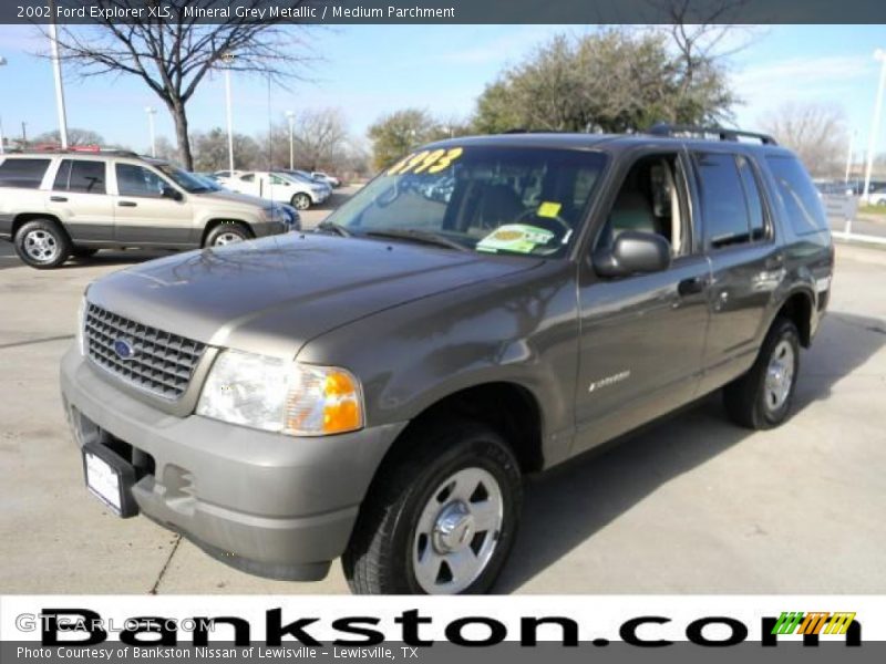 Mineral Grey Metallic / Medium Parchment 2002 Ford Explorer XLS